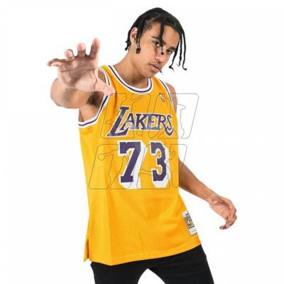 2. Koszulka Mitchell &amp; Ness Los Angeles Lakers NBA Swingman Jersey Lakers 1998 Dennis Rodman  M SMJYCP20064-LALGOLD98DRD