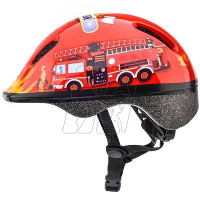 10. Kask rowerowy Meteor KS06 Firetracker rozm. XS 44-48 cm Jr 24836