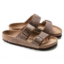 Klapki męskie brązowe Birkenstock Arizona Tabacco Brown narrow wąskie (0352203)