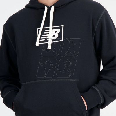 4. Bluza z kapturem New Balance Essentials Hoodie M MT33508BK