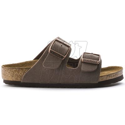 8. Klapki Birkenstock Arizona Kids Birko-Flor Nubuk Mocha narrow wąskie dziecięce młodzieżowe (0552893)