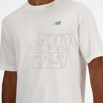 4. Koszulka New Balance t-shirt Small Logo M MT41509WT