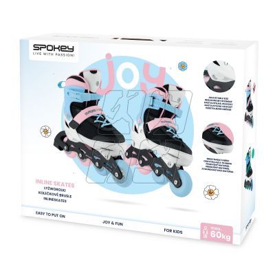 10. Rolki Spokey Joy Jr SPK-942278 roz. 27-30 GN/BL