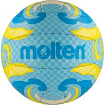 Piłka do siatkówki plażowej Molten niebiesko-żółta