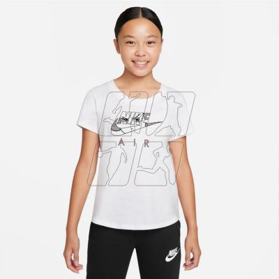 4. Koszulka Nike Sportswear Tee Mascot Scoop Jr DQ4380 100