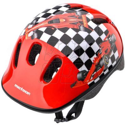 3. Kask rowerowy Meteor KS06 Race team roz XS  44-48cm Jr 24832