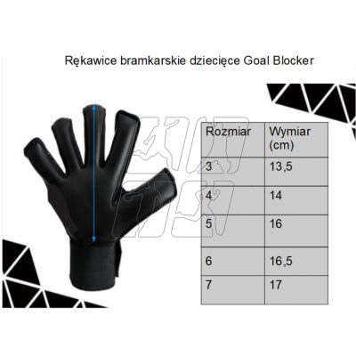 4. Rękawice bramkarskie Yakima Sport Goal Blocker Jr 6 100723