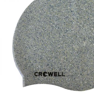 2. Czepek pływacki silikonowy Crowell Recycling Pearl srebrny kol.2