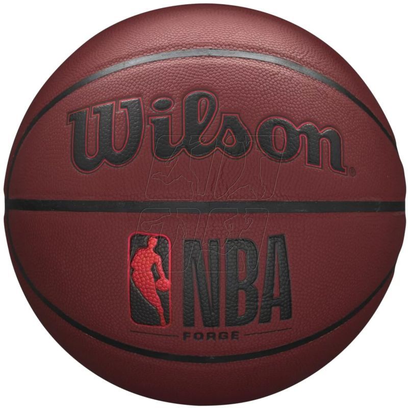 Piłka do koszykówki Wilson NBA Forge Crimson Ball WTB8201XB