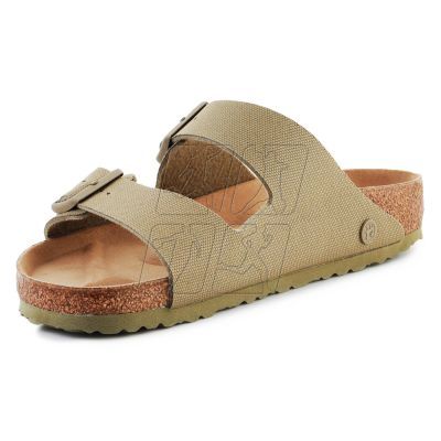 3. Klapki Birkenstock Rivet Logo Vegan Canvas Faded M 1023958