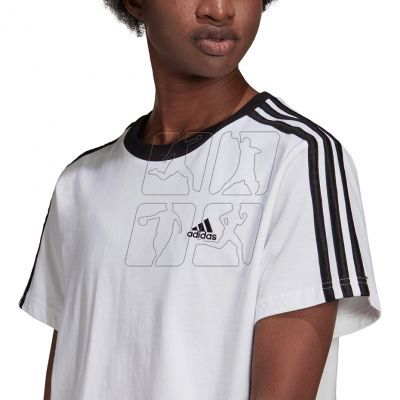 5. Koszulka adidas Essentials 3-Stripes W H10201