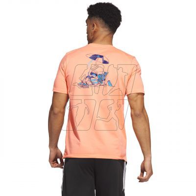 2. Koszulka adidas Lil Stripe Spring Break Graphic Short Sleeve Basketball Tee M IC1869