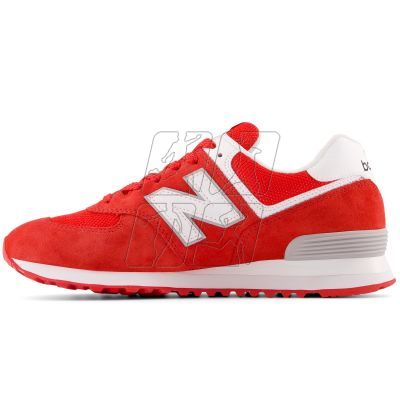 4. Buty sportowe damskie/męskie sportowe NB New Balance U574GEE sneakersy czerwone (U574GEE)