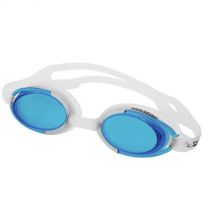 Okulary pływackie Aqua-Speed Malibu biało-niebieskie