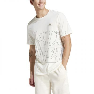 4. Koszulka adidas Essentials Single Jersey Embroidered Small Logo Tee M IS1318