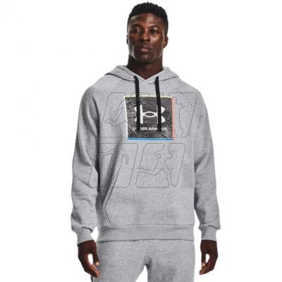 3. Bluza Under Armour UA Rival Flc Graphic Hoodie M 1370349  011