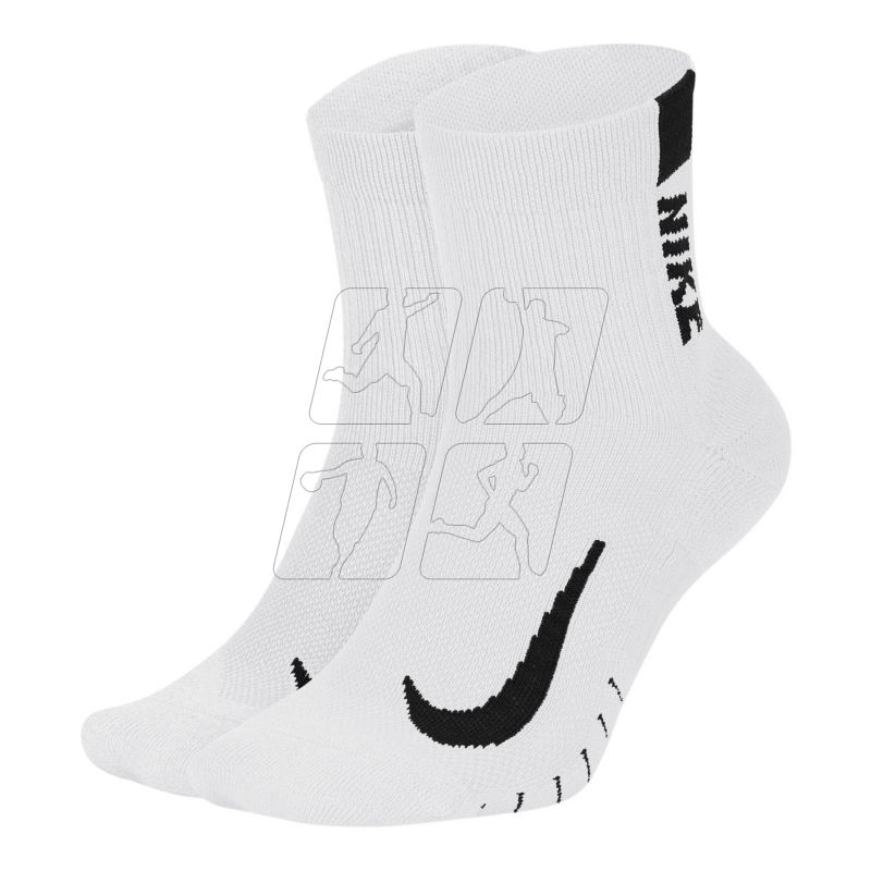 Skarpety Nike Multiplier Ankle 2 pack  SX7556-100