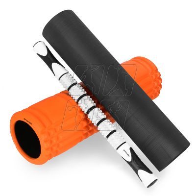 2. Zestaw wałków fitness roller pomarańczowy Spokey MIXROLL 929930