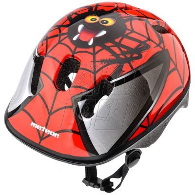 4. Kask rowerowy Meteor KS06 Spider roz XS 44-48cm Jr 24826