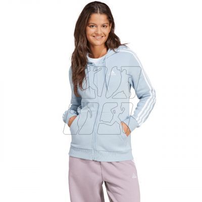 3. Bluza adidas Essentials 3-Stripes Full-Zip Fleece W IR6076