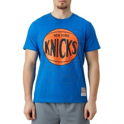 2. Koszulka Mitchell &Ness NBA New York Knicks Team Logo Tee M BMTRINTL1268-NYKROYA