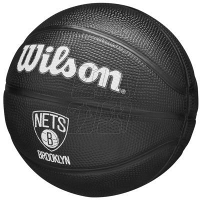 5. Piłka Wilson Team Tribute Brooklyn Nets Mini Ball Jr WZ4017604XB