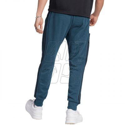 2. Spodnie adidas Essentials French Terry Tapered Cuff 3-Stripes Pants M IJ8698