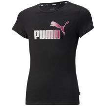 Koszulka Puma ESS+ Bleach Logo Tee G Jr 846954 01