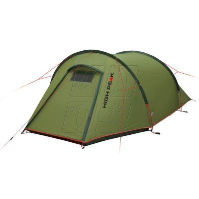 2. Namiot High Peak Kite 3 LW zielono-czerwony 10344