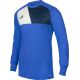 Koszulka bramkarska adidas Assita 17 Junior AZ5399 w kolorze niebieskim, wyposażona w ochraniacze łokci oraz technologię climalite