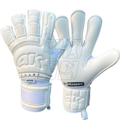 4. Rękawice bramkarskie 4keepers Champ Gold White VI RF2G M S906465