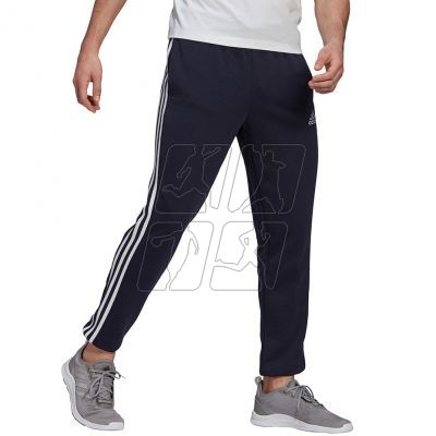 5. Spodnie adidas Essentials Tapered Elastic Cuff 3 Stripes Pant M GK8830