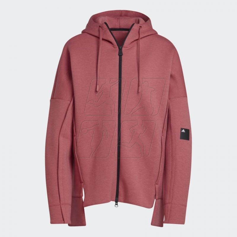 6. Bluza adidas Mission Victory Loose Fit Full-Zip Hoodie W HN4812