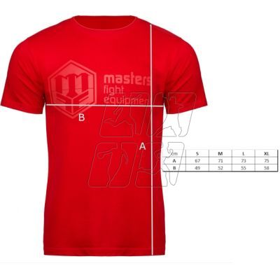 3. Koszulka Masters M TS-RED 04112-02M