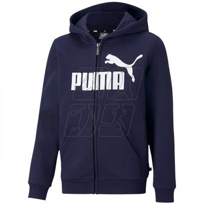 Bluza Puma ESS Big Logo FZ Hoodie Jr 586967 06