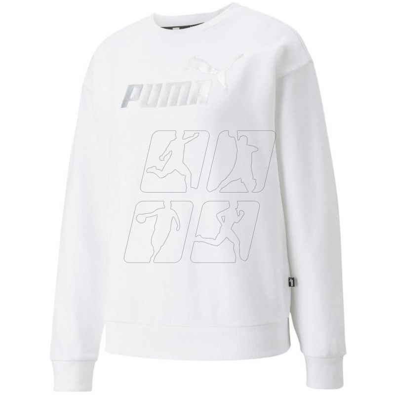 Bluza Puma ESS+ Metallic Logo Crew TR W 848304 02