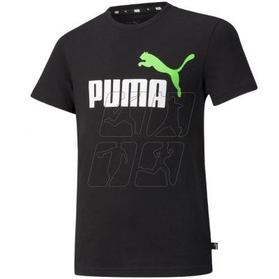 3. Koszulka Puma ESS+ 2 Col Logo Tee Jr 586985 86