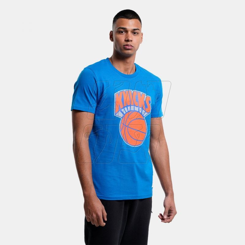 2. Koszulka Mitchell &amp; Ness t-shirt NBA Team Logo Tee New York Knicks M BMTRINTL1051-NYKROYA
