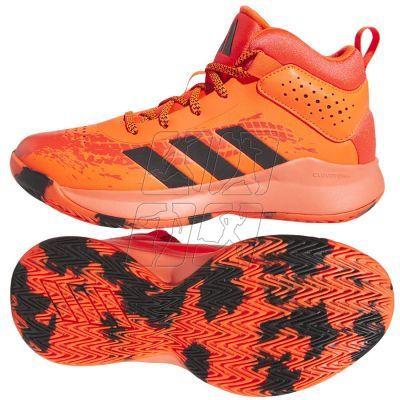 8. Buty do koszykówki adidas Cross Em Up 5 K Wide Jr HQ8494