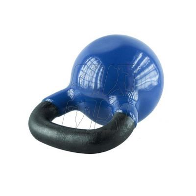 5. Kettlebell żeliwny pokryty winylem HMS KNV08 BLUE 