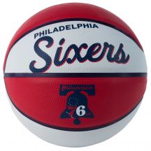 Piłka Wilson Team Retro Philadelphia 76ers Mini Ball WTB3200XBPHI
