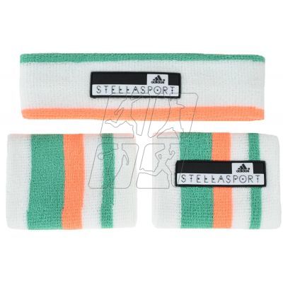 3. Opaski adidas Women's Stellasport Headband Wristband Set AH6776