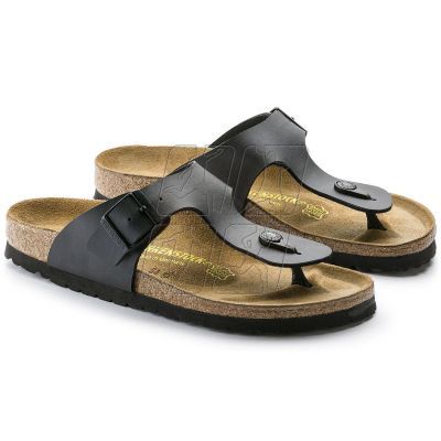 4. Japonki damskie Birkenstock Ramses Birko-Flor Black czarne narrow wąskie (44793)