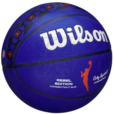 2. Piłka do koszykówki Wilson WNBA Rebel Edition Connecticut Sun WZ4021203XB