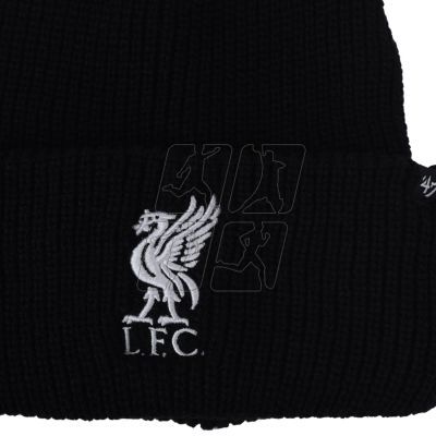 3. Czapka 47 Brand EPL Liverpool FC Cuff Knit Hat EPL-UPRCT04ACE-BK