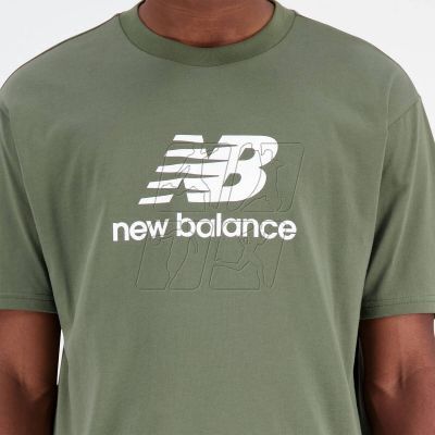 5. Koszulka New Balance Essentials Stacked Logo CO DON M MT31541DON