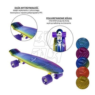 20. Deskorolka Nils Extreme ELECTROSTYLE PENNYBOARD PNB01 BLUE 