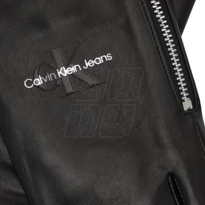 3. Rękawiczki Calvin Klein Jeans Leather Gloves W K60K610153