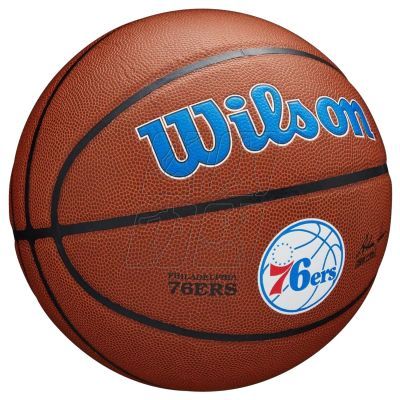 3. Piłka do koszykówki Wilson Team Alliance Philadelphia 76ers Ball WTB3100XBPHI