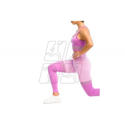 2. Legginsy GymHero Leggins Stripes W MAUVE